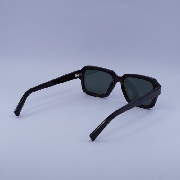 Saint Laurent SL611 002 Sunglasses Havana Rectangle Frame, Grey Lenses - Picture 6 of 12